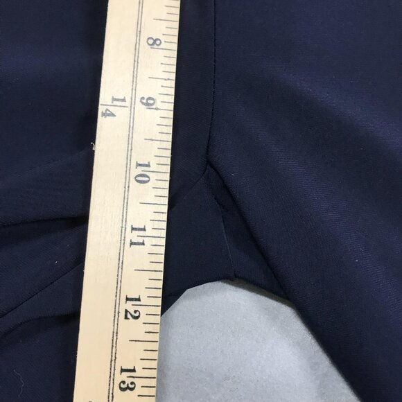 Joseph Ribkoff Pants Womens 10 Navy Blue Pull On Stretch Straight Leg Trousers - Picture 5 of 8
